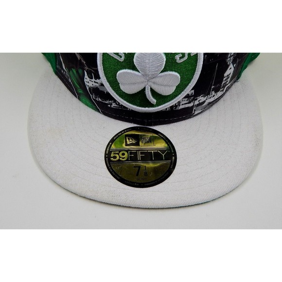 New Era NBA Boston Celtics Marvel Comics Incredible Hulk 59Fifty 7-1/8 Cap Hat - Picture 4 of 10